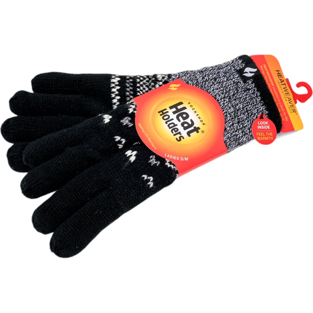Женские термоперчатки Heat Holders S/M, TRONDHEIM, black BSGH711SMBLK ...
