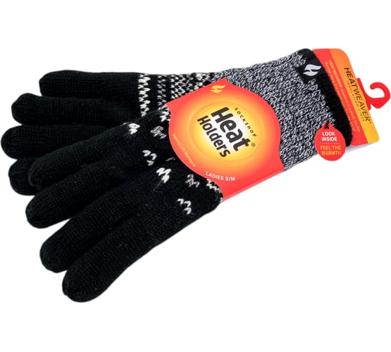 Женские термоперчатки Heat Holders S/M, TRONDHEIM, black BSGH711SMBLK