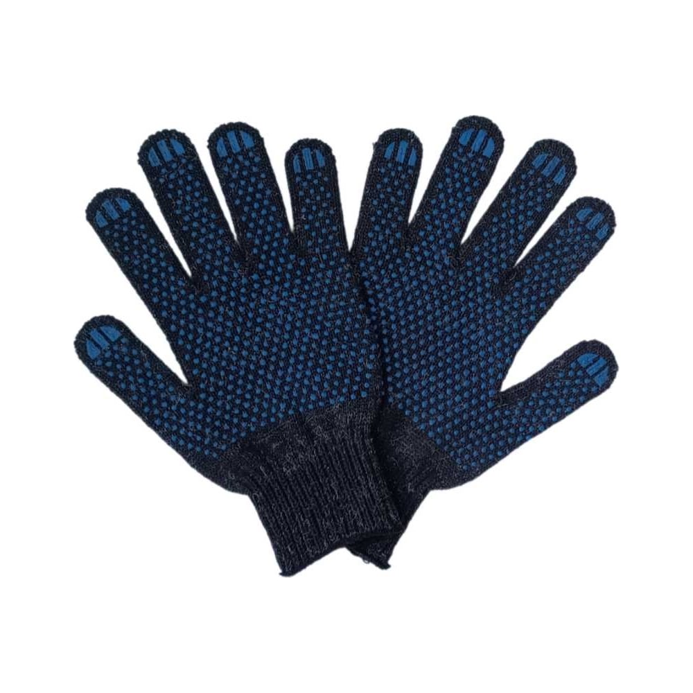 Трикотажные перчатки ПРОМПЕРЧАТКИ п/шерсть, с ПВХ, 10 пар в упаковке ПП ...