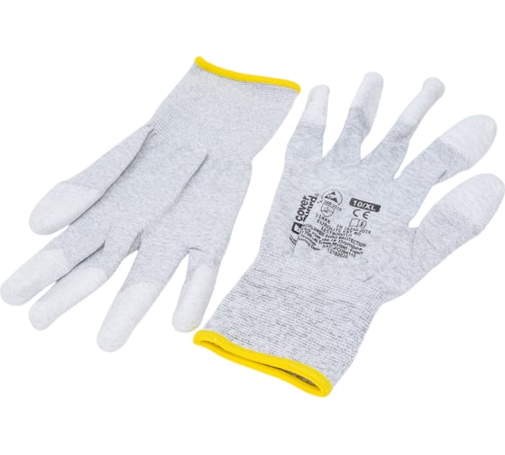 Перчатки COVERGUARD EUROLITE EST80 белые, размер 10 1EST80