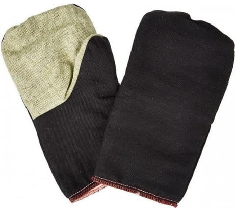 Рукавицы ООО ЛидерТекс У-02 100% х/б, плотность 200-240 гр. с брезентовым наладонником плотность 400 гр, подналадонник бязь 105 гр., утеплитель ватин п/ш 280 гр., упаковка 100 пар 4570000000103