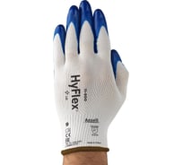 Перчатки маслоотталкивающие от механических повреждений Ansell HyFlex 11-900, размер 7 11-900-7