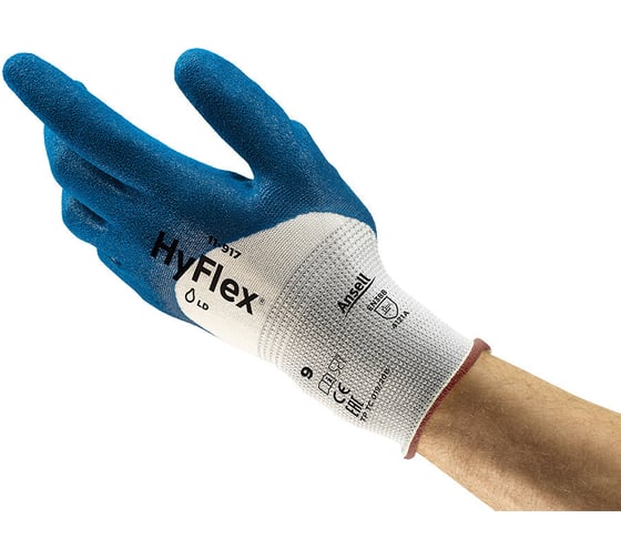 Перчатки от механических повреждений Ansell HyFlex 11-917, размер 7 11-917-7