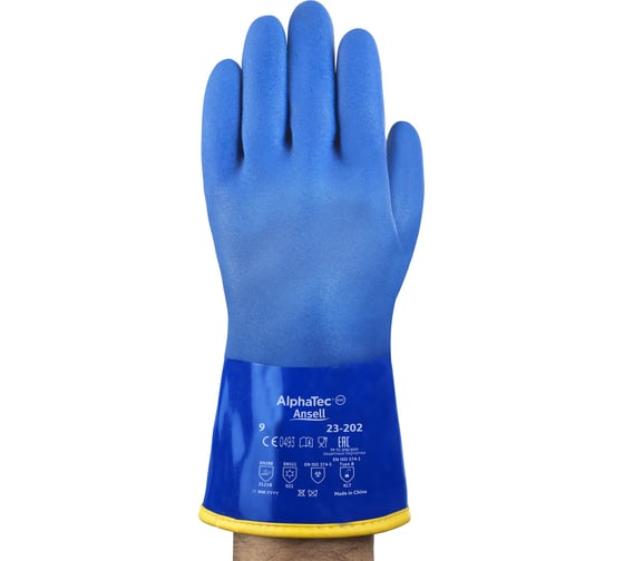 Перчатки химостойкие, зимние Ansell AlphaTec 23-202 VersaTouch, размер 8 23-202-8 1