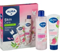 Подарочный набор AURA skin care крем-гель для душа 250 мл, крем для рук 75 мл 1867548