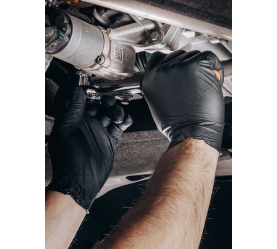 Перчатки нитриловые ультрапрочные Jeta Safety 100 шт (50 пар), 0,15 мм, р. 7/S JSN907