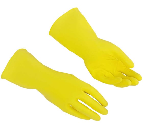 Латексные перчатки Vileda Professional Контракт, желтый, M (ст. артикул 101017) 174323 1