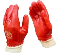 Перчатки маслобензостойкие х/б с ПВХ покрытием Master-Pro® МЕССИ, размер 10 (L-XL), 100 пар 7420-CPVC-M10-100
