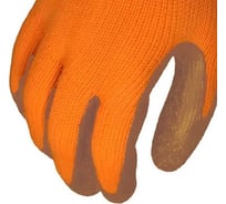 Перчатки рабочие утепленные Master-Pro® НОРД (АЛТАЙ) акриловые с начесом и рельефным латексным покрытием, размер 10 (L-XL) 1 пара 6807-AQLA-1