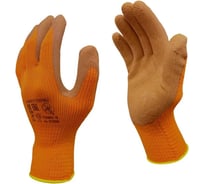 Перчатки рабочие утепленные Master-Pro® НОРД (АЛТАЙ) акриловые с начесом и рельефным латексным покрытием, размер 10 (L-XL) 10 пар 6807-AQLA-10