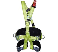 Страховочная привязь Потенциал СП-10 (эргономичный кушак), со спинным удлинителем, идентификационной книжкой, со световозвращающей нитью ptc9352