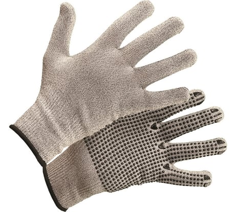 Перчатки из высокополимеризированного волокна ULTIMA точка, с покрытием ПВХ ULT970D/L