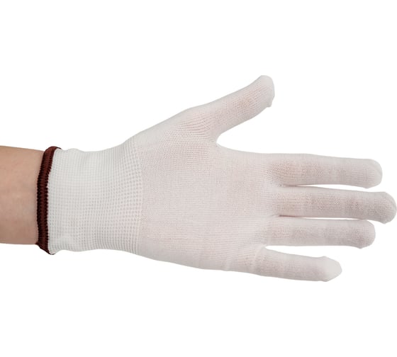 Нейлоновые перчатки без покрытия ULTIMA бел ULT620U/L