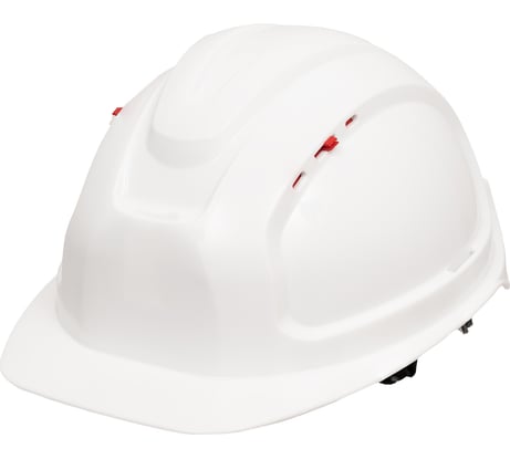 Защитная каска Gigant Alt белая, храповая регулировка GHA-22