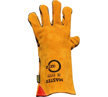 Спилковые краги с усиленной ладонью Start Master STG1700