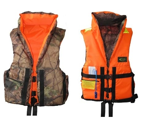 Спасательный двухсторонний жилет с воротником Norfin 080-100кг р.52-56 VPD-100