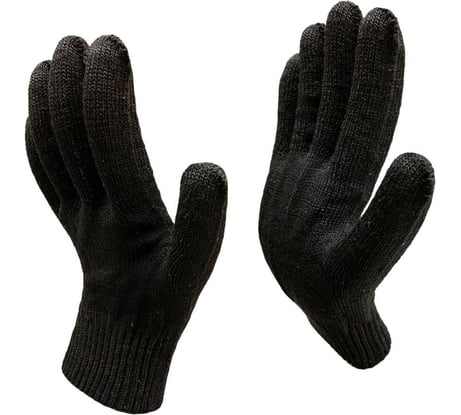 Перчатки рабочие Master Pro АНТРАЦИТ без покрытия, 10 класс вязки, плотность 5/10, 1 пара, 3010-ANT-1
