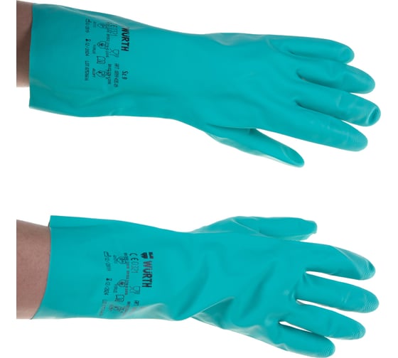Перчатки Wurth CHEM NITRIL 330 мм, р.9 089943509 061 1