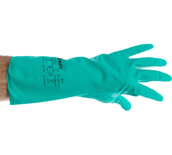 Перчатки Wurth CHEM NITRIL 330 мм, р.9 089943509 061 1