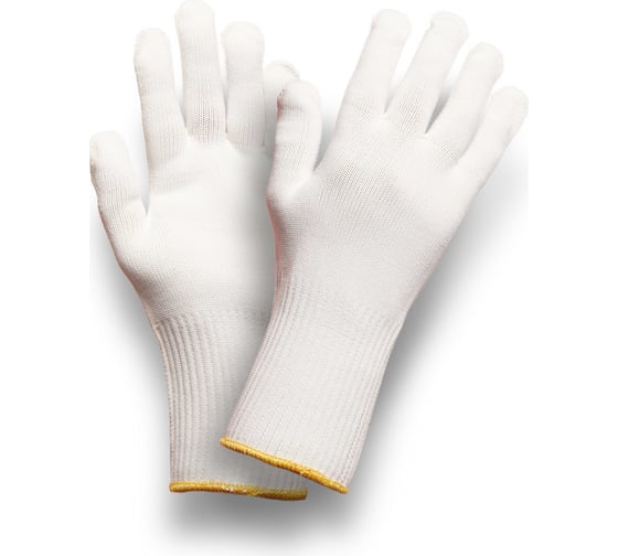 Перчатки против порезов Lebon 10G/PC/L100 белые 5404010540054 1