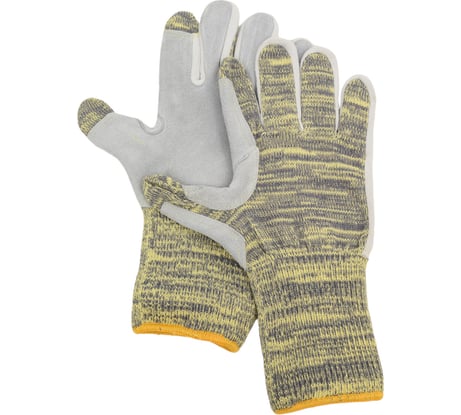 Перчатки от порезов Lebon GRC400/L3 серо-желтые 5404010550282