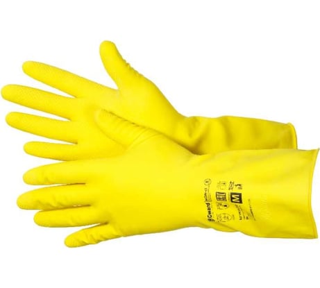 Перчатки латексные хозяйственные GWARD NON-cl р. XL 1 пара в упаковке арт. L60 L60/XL1