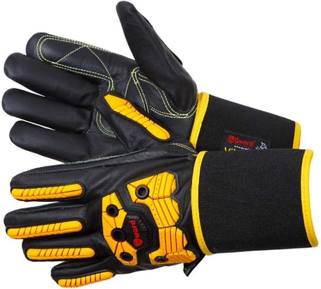 Перчатки виброзащитные GWARD VibroSkin из кожи и спилка р. XXL 1 пара в упаковке арт. XY278 XY278/XXL1