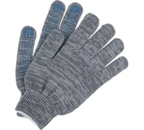 Перчатки рабочие Бибип х/б с ПВХ (точка), 500 пар BB-620