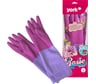 Перчатки резиновые с удлинённой манжетой YORK NEW ароматизированные Рози L 092680