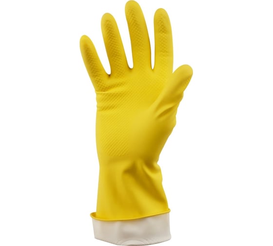 Перчатки резиновые хозяйственные OfficeClean Стандарт прочные, размер M 257669