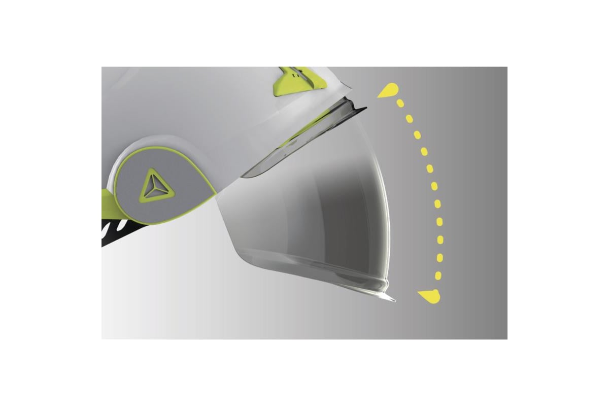 Каска защитная Delta Plus с лицевым щитком ONYX2, цвет белый ONYX2BJ ...