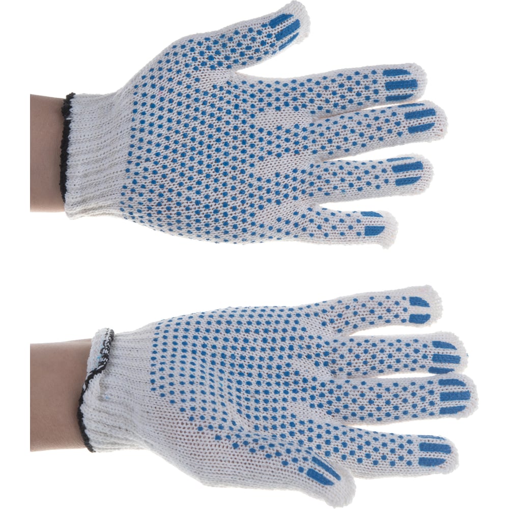 Перчатки с ПВХ ТехРесурс 4 нити, класс вязки 7 107-4.1Т - выгодная цена ...