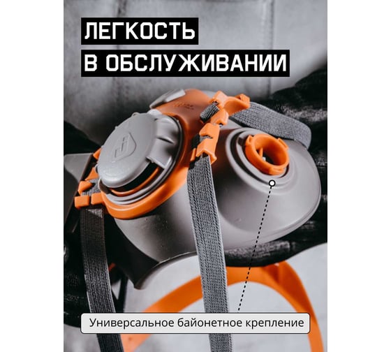 Фильтрующая 6500 полумаска из силикона Jeta Safety размер L 6500-L