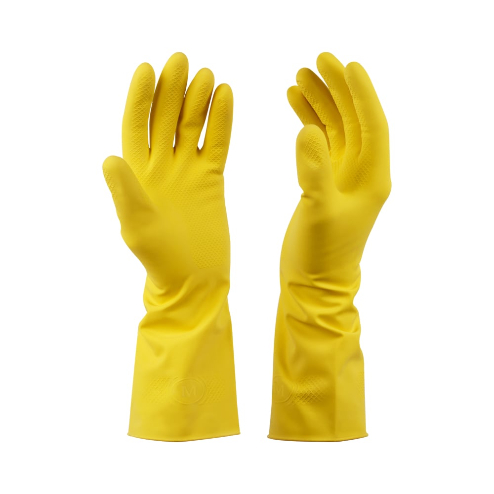 Перчатки резиновые хозяйственные OfficeClean ЛЮКС многоразовые ...