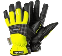 Утепленные перчатки из искусственной кожи на зимней подкладке TEGERA, размер 10 9128-10