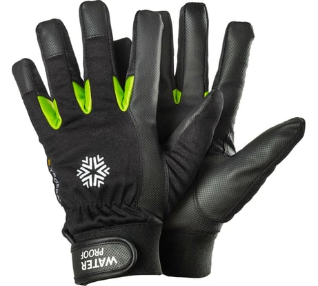 Утепленные перчатки из искусственной кожи на зимней подкладке TEGERA, размер 10 517-10