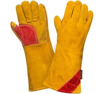 Утепленные краги сварщика 2Hands швы Kevlar Т42-11-ru Siberia