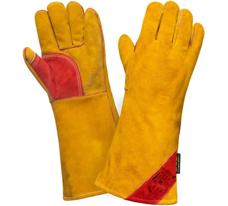 Утепленные краги сварщика 2Hands швы Kevlar Т42-11-ru Siberia