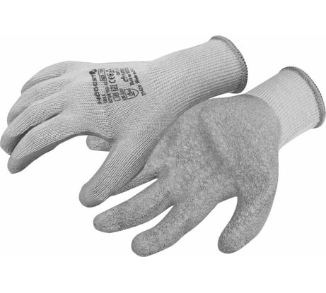Перчатки рабочие HOEGERT TECHNIK DILL с вспененным латексом, размер 9 (12 пар) HT5K753-9