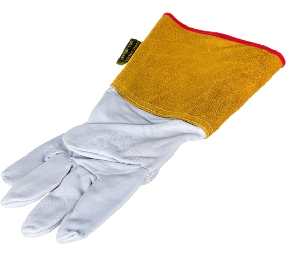 Краги сварщика 2Hands овечья кожа/спилок КРС/швы Kevlar Т30-11-ru Siberia