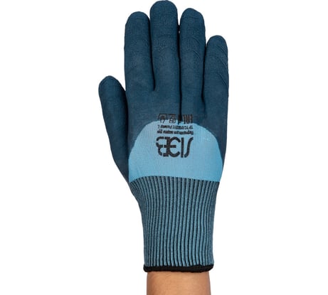 Перчатки ЛЭВ полиэфирные с покрытием вспененным латексом 3/4, утепленные 168109/6
