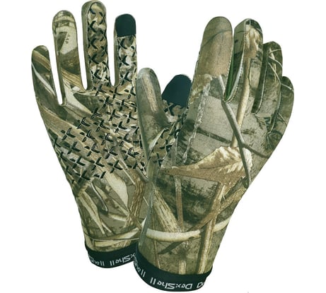 Водонепроницаемые перчатки DexShell StretchFit Gloves, камуфляж L-XL DG9948RTCLXL