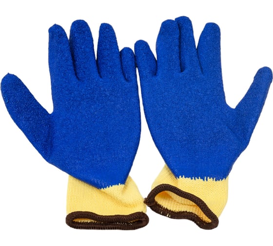 Перчатки 2Hands полиэфир/хлопок, латексное покрытие ладони и пальцев 0482-9