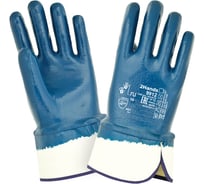 Перчатки 2Hands джерси/полное покрытие нитрилом, манжет крага 9912-10 L