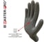 Перчатки рабочие Master-Pro® МИКРОТАЧ серый, нейлоновые с ПВХ покрытием, размер 9 M-L , 200 пар 2513-NPVC-GRY-M-200 4