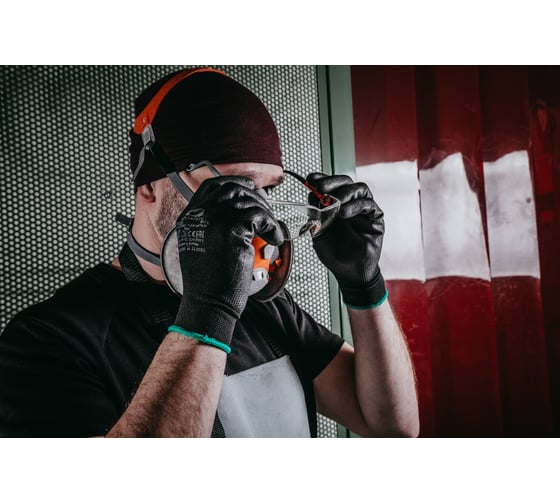 Перчатки с полиуретановым покрытием Jeta Safety размер М/8, 3 пары JP011b-M