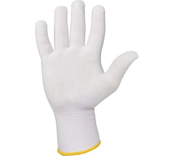 Бесшовные перчатки из нейлона для точных работ Jeta Safety р. 8/M, 3 пары JS011n-M