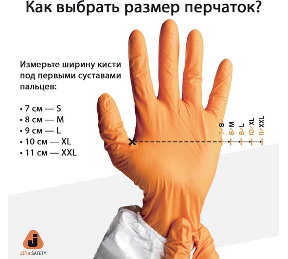 Бесшовные перчатки из нейлона для точных работ Jeta Safety р. 8/M, 3 пары JS011n-M