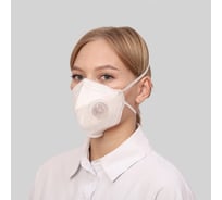 Полумаска фильтрующая респиратор МИРА МК3 FFP3, одноразовая, складная, двухпанельная МК3_2P_sh