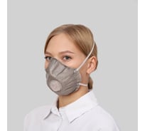 Полумаска фильтрующая респиратор МИРА ММК2 +A FFP2, многоразовая, формованная, с угольным слоем МMК2dа_FR_sh